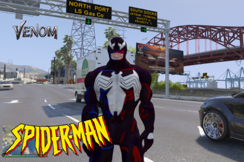 Venom from Spider-Man The Animated Series (Add-On Ped)