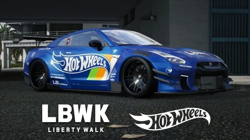 2019 Nissan GT-R Liberty walk Hot Wheels livery