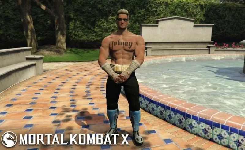 Johnny Cage klassic - Mortal Kombat X [Add-On Ped]