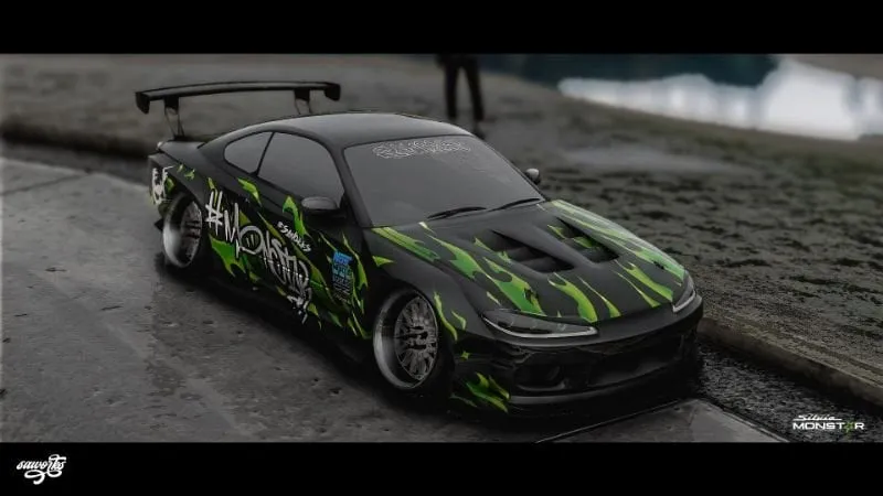 saworks ''Monstar'' Nissan Silvia S15 Liveries [Livery | Template]