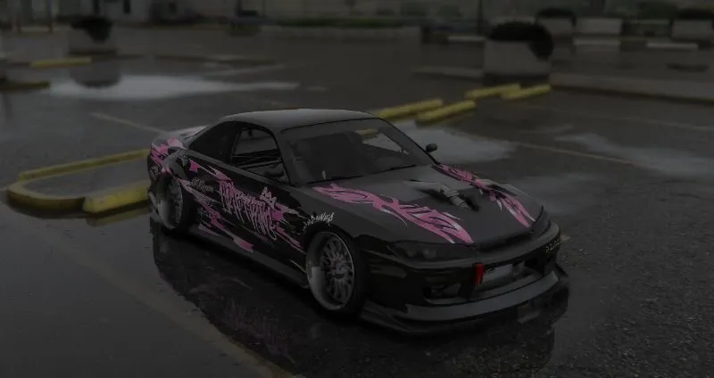 Nissan Silvia S14.5 Drift ''Driftking'' Liveries [Livery | Template]