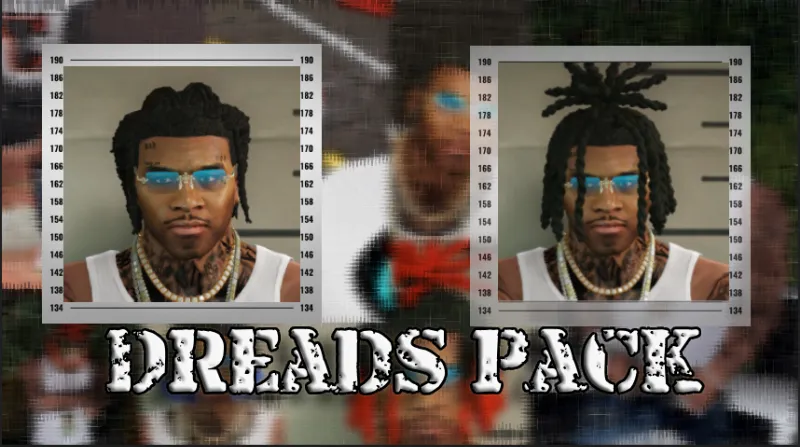 Dreads Pack For Franklin.