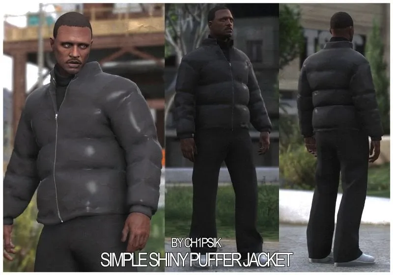 Simple Shiny PufferJacket [MP Male]