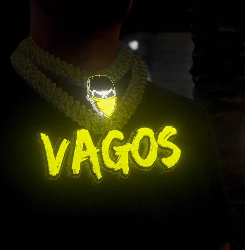 Vagos Chain - SP/FiveM - MALE & FEMALE -