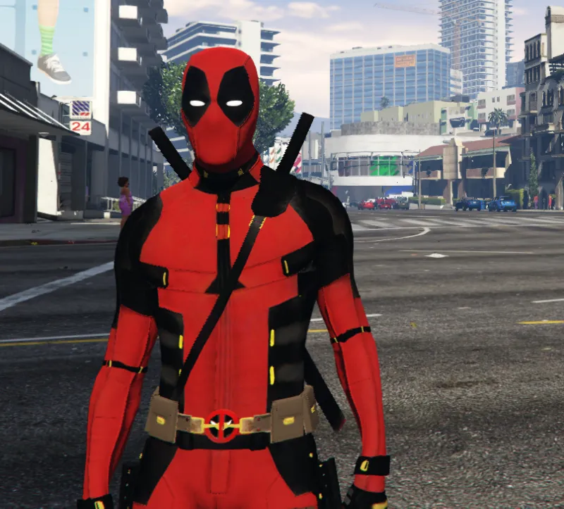 Deadpool 3 suit retexture (add-on)