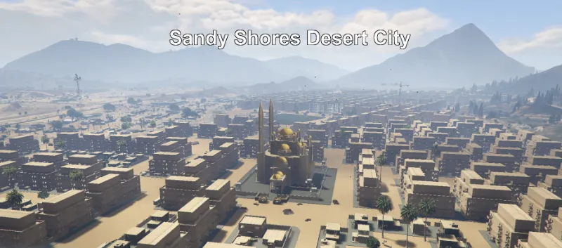 Sandy Shores Desert City Map (SP/Fivem)