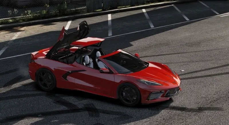 Chevrolet Corvette Convertible 2020 [Animate roof I add-on]