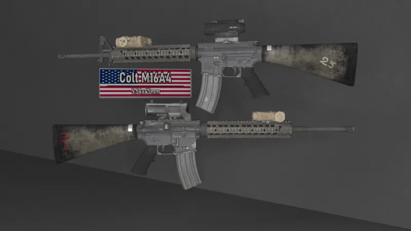 Colt M16A4 [Animated]