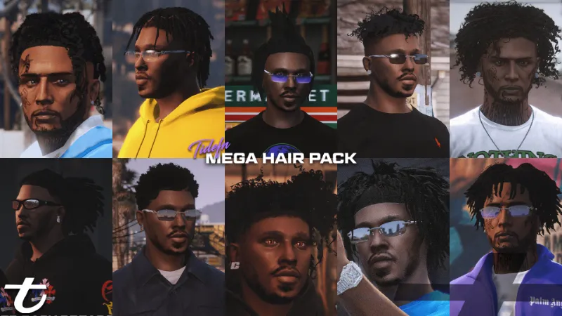 Mega Hair Pack For MP Male