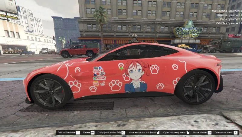 Mei Yonemei Love Live Superstar Itasha (痛車/痛车) for 2018 Aston Martin Vantage