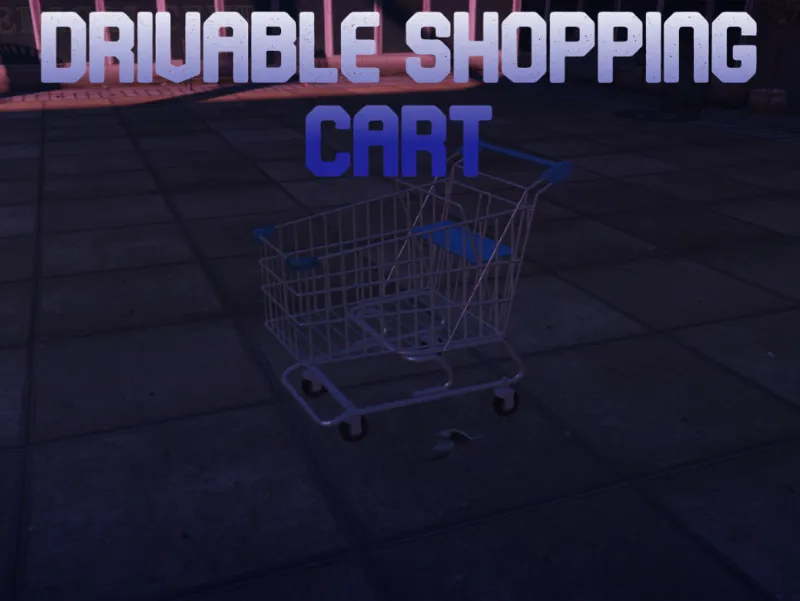 Drivable Shopping Cart